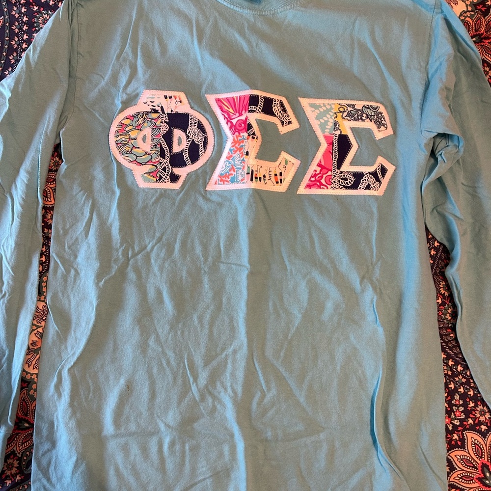 Lilly Pulitzer Phi Sigma Sigma Stitch